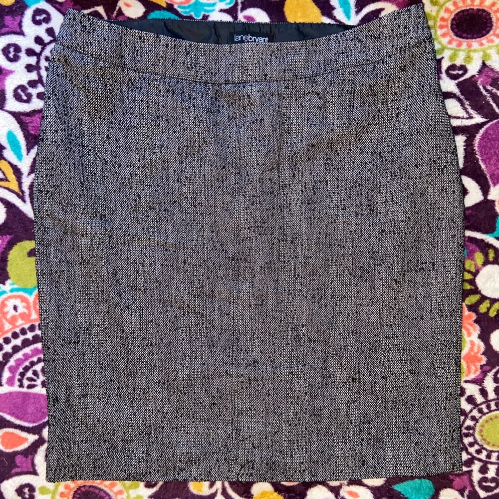 Lane Bryant Size 18 Wool Blend Pencil Skirt